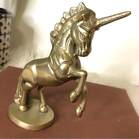 Vintage Brass Unicorn - Picture 1 of 5
